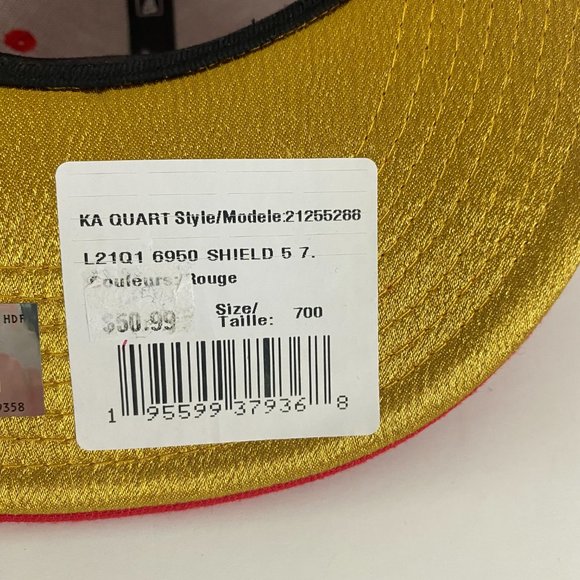 NEW Toronto Raptors New Era 59Fifty NBA Team Shield Fitted Hat Cap Mens Size 7 - Picture 8 of 11